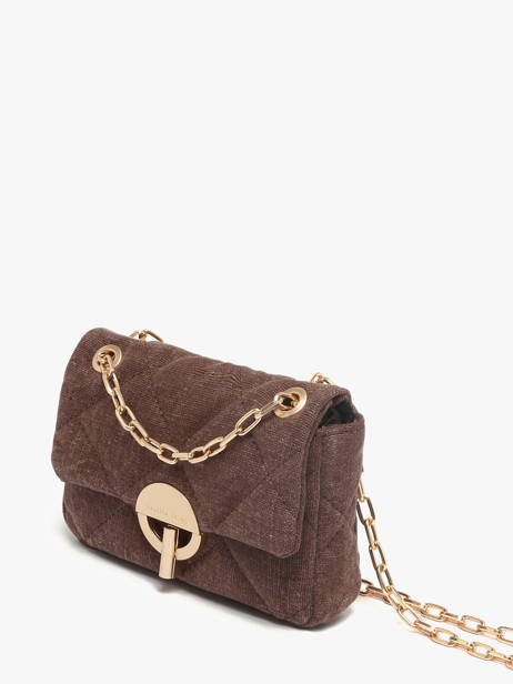 Shoulder Bag Moon Linen Vanessa bruno Brown moon 70V40326 other view 2