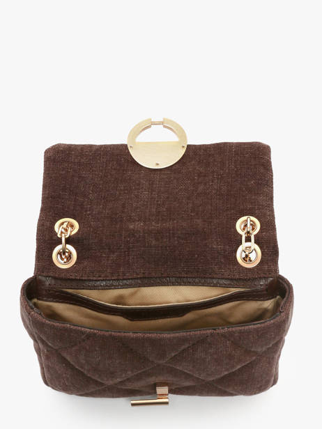 Shoulder Bag Moon Linen Vanessa bruno Brown moon 70V40326 other view 3