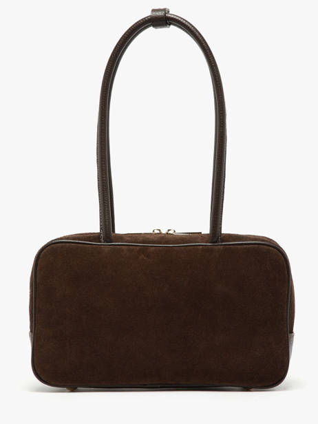 Shoulder Bag Velvet Caviar Leather Milano Brown velvet caviar VC25093 other view 4