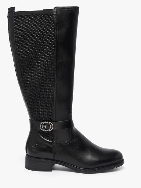 Riding Boots In Leather Tamaris Black women 45
