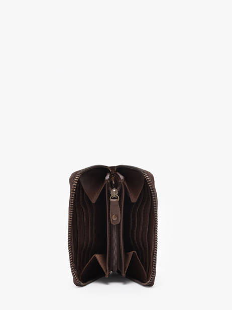 Leather Texas Coin Purse Biba Brown heritage BT11 other view 1