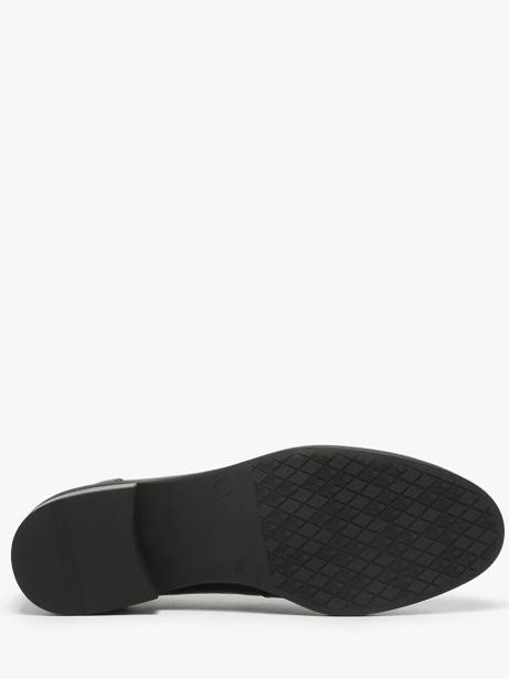 Moccasins Harvard In Leather Dorking Black women D8710 other view 4