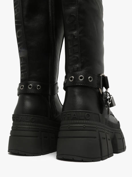 Heeled Boots Buffalo Black women 1270131 other view 2