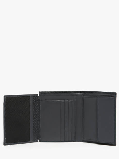 Wallet With Coin Purse Grained Leather Hugo boss Blue grained HLO416N other view 2