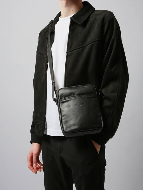 Crossbody Bag Lancaster Black soft vintage homme 14 other view 2