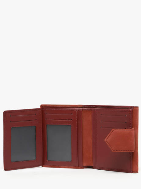 Wallet Nubuck Leather Yves renard Orange nubuck 26682 other view 2