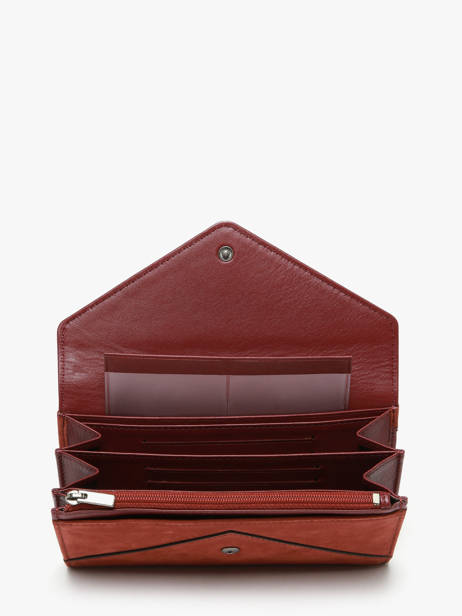 Wallet Nubuck Leather Yves renard Orange nubuck 26683 other view 1