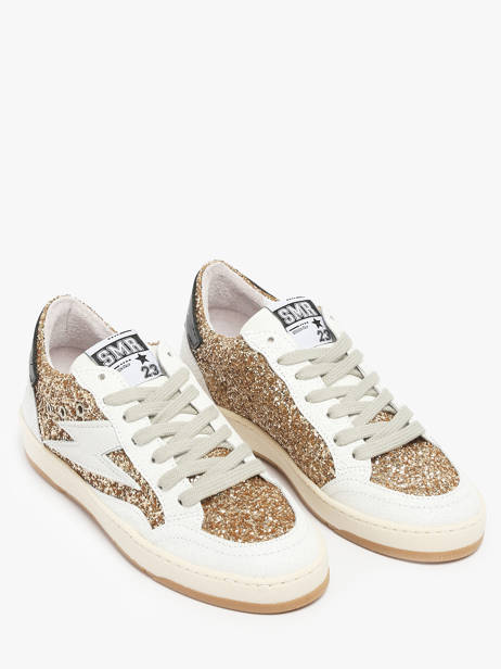 Sneakers Dany In Leather Semerdjian Gold women DANY other view 1