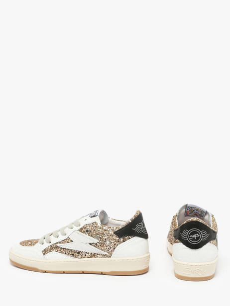 Sneakers Dany In Leather Semerdjian Gold women DANY other view 2