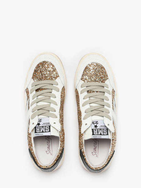 Sneakers Dany In Leather Semerdjian Gold women DANY other view 3
