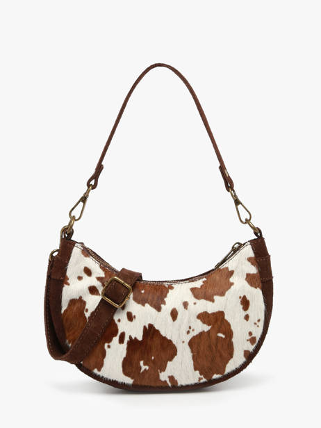 Shoulder Bag Mucca Leather Milano Brown mucca VM25064