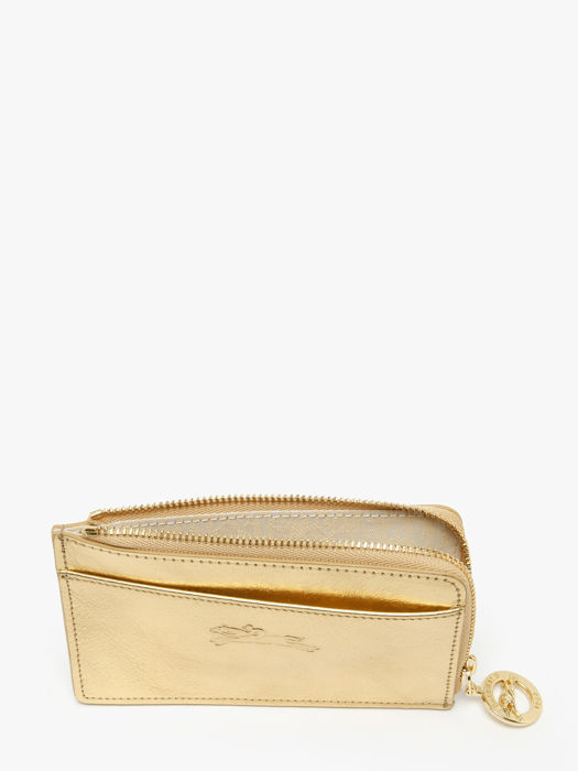 Longchamp Le pliage xtra gold Bill case / card case Gold