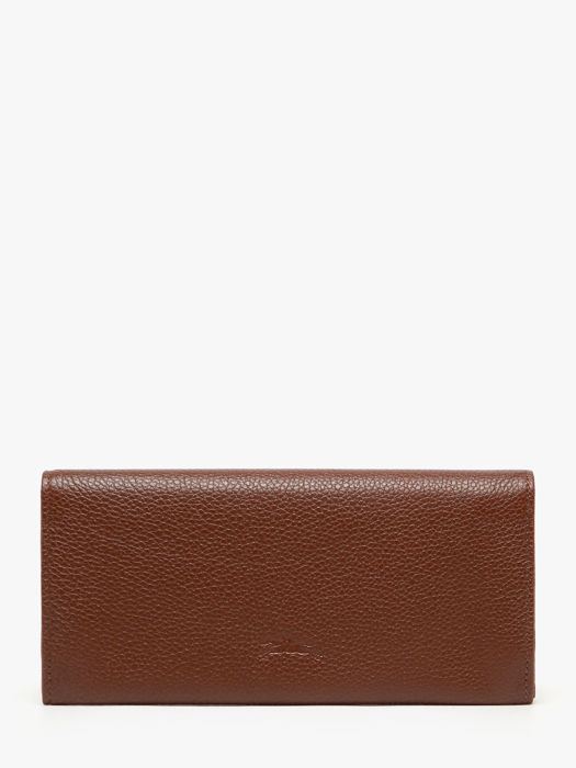 Longchamp Le foulonné Wallet Brown