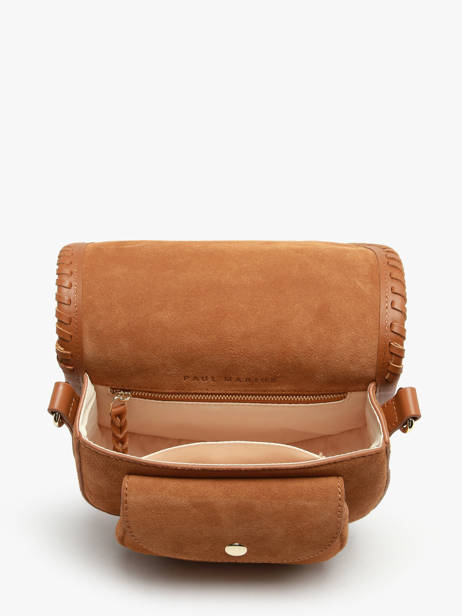 Small Leather Bobo Crossbody Bag Paul marius Brown vintage S other view 3