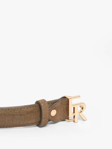 Belt Equestre Croco Etrier Brown equestre croco EECQ414C other view 2