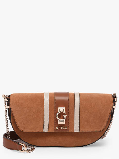 Shoulder Bag Erenia Leather Guess Brown erenia SB783821