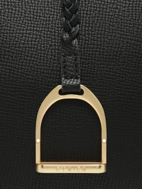 Crossbody Bag Torsade Leather Etrier Black torsade ETOS0142 other view 5