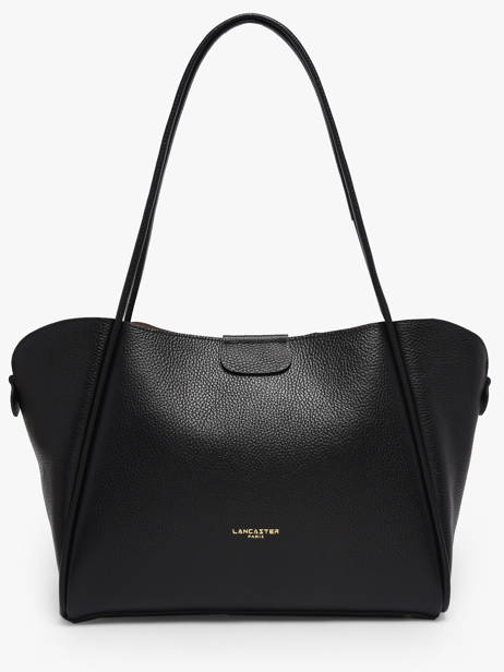 Shoulder Bag Ida Double Leather Lancaster Black ida double 86