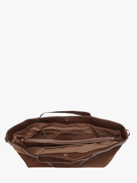 Satchel Wt Velvet Miniprix Brown wt velvet KJ62084 other view 2