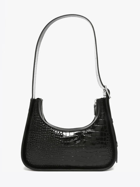 Shoulder Bag Croco Vernis Paul marius Black croco vernis VICTXCRV other view 3