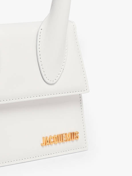 Preloved Leather Chiquito Moyen Crossbody Bag Jacquemus White second life 1566327 other view 2
