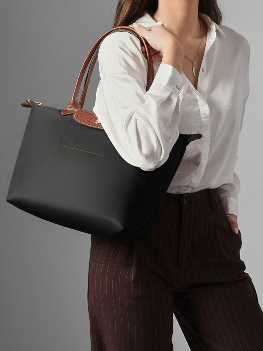 Longchamp Le pliage original Hobo bag Black