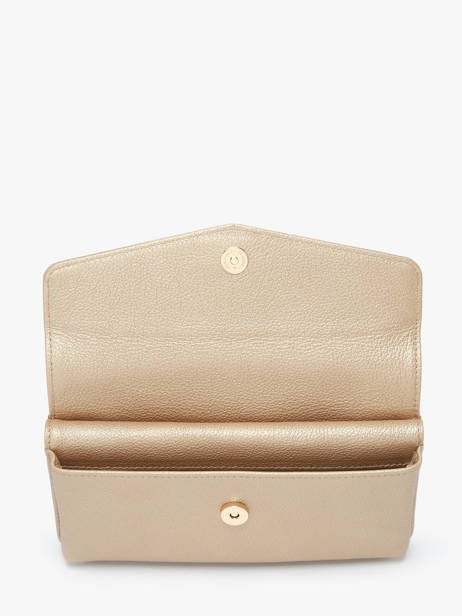 Sac Pochette Luna Cuir Avec Chaînette Amovible Hexagona Or luna 688422 vue secondaire 3