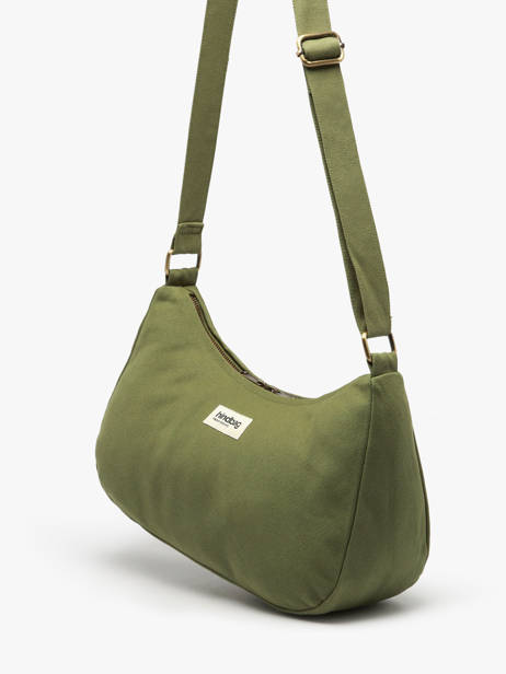 Cotton Rosa Crossbody Bag Hindbag Green best seller ROSA other view 2