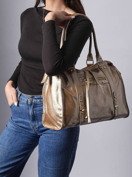 A4 Size Shoulder Bag Gallantry Gold format a4 5B other view 1