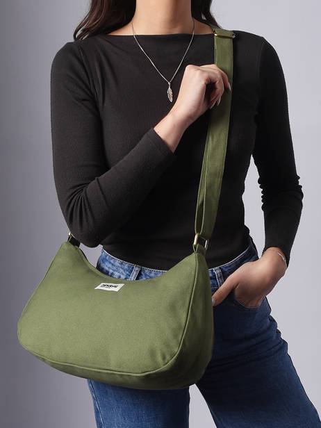 Cotton Rosa Crossbody Bag Hindbag Green best seller ROSA other view 1