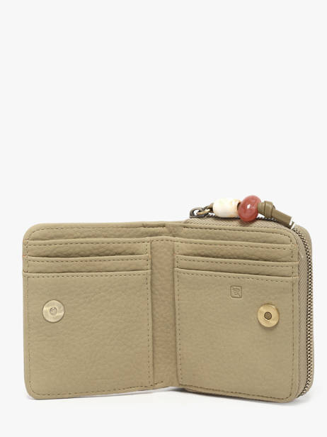 Camomille Pearl Compact Wallet Woomen Green camomille pearl WCAE95 other view 1