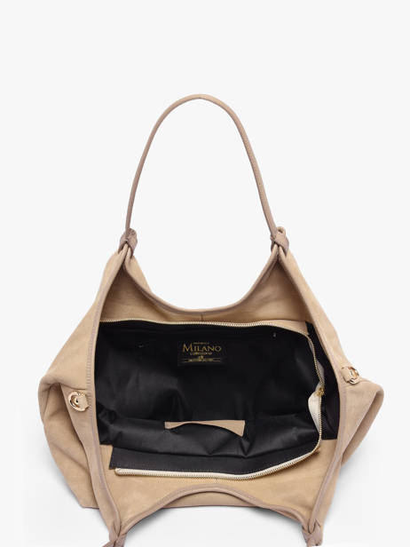Shoulder Bag Velvet Caviar Leather Milano Beige velvet caviar VC241110 other view 3