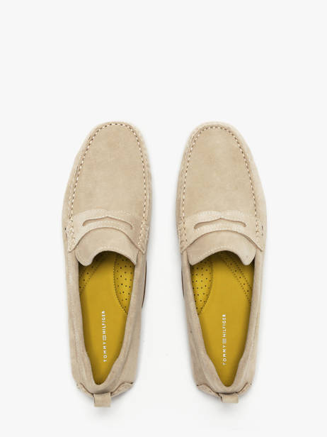 Moccasins In Leather Tommy hilfiger Beige men 5789ACI other view 4