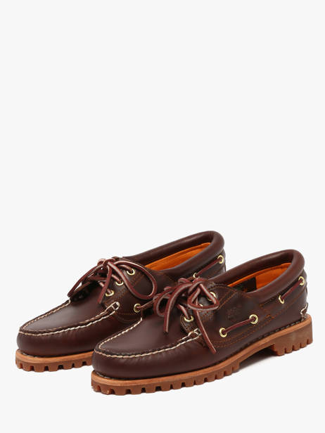 Chaussures Bateau En Cuir Timberland Marron women 13042141 vue secondaire 1