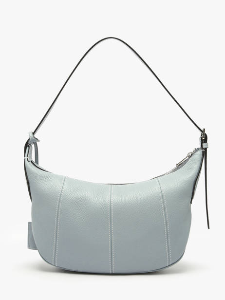 Medium Leather Victoire Hobo Bag Lancel Blue victoire A13993 other view 5