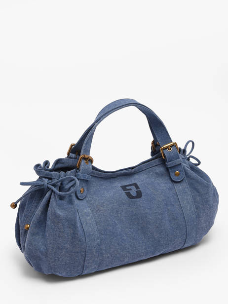 Shoulder Bag Canvas Cotton Gerard darel Blue canvas D489 other view 2