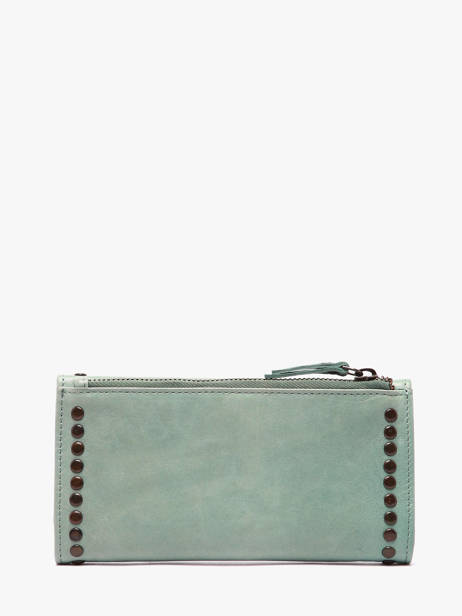 Leather Heritage Wallet Biba Blue heritage POR4L other view 2