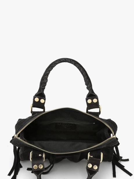 Crossbody Bag Velvet Leather Milano Black velvet VE24093O other view 3
