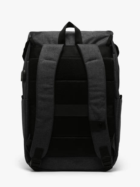 Backpack David jones Black business PC037A other view 4