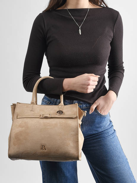 Satchel Buckle Lulu castagnette Beige buckle D other view 1