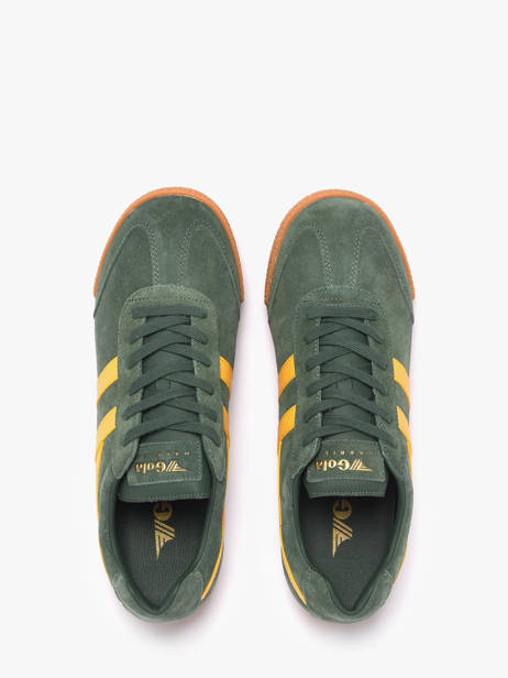 Sneakers In Leather Gola Green men CMA192NI other view 4