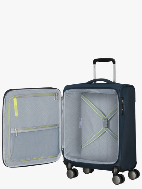 Cabin Luggage American tourister Blue wanderlite 158075 other view 3