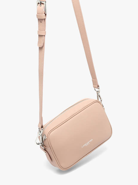 Shoulder Bag Donna Ama Leather Lancaster Pink donna ama 66 other view 2