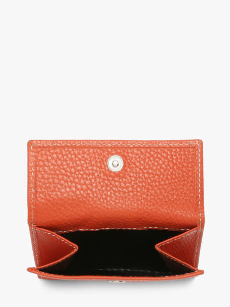 Wallet Caviar Leather Crinkles Orange caviar 14227 other view 3