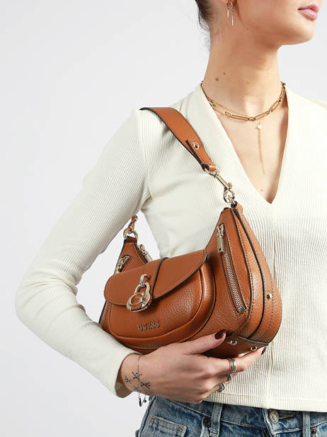 Shoulder Bag Jessa Guess Brown jessa BG836218 other view 1