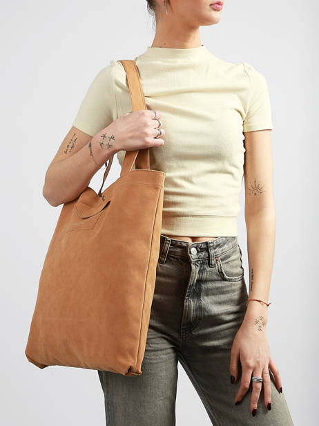 Shoulder Bag Suedine Kba Lancaster Brown suedine kba 61 other view 1
