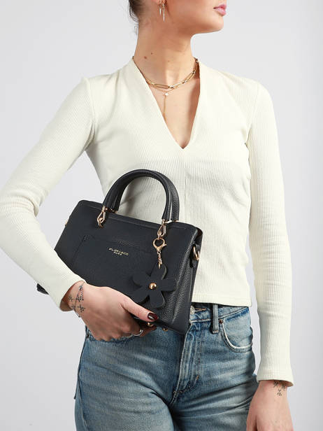 Shoulder Bag Grained Miniprix Blue grained H6931 other view 1