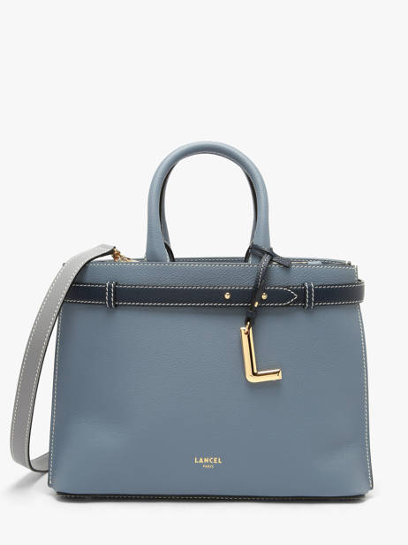 Sac Porté Main Faubourg Cuir Lancel Bleu faubourg A13548
