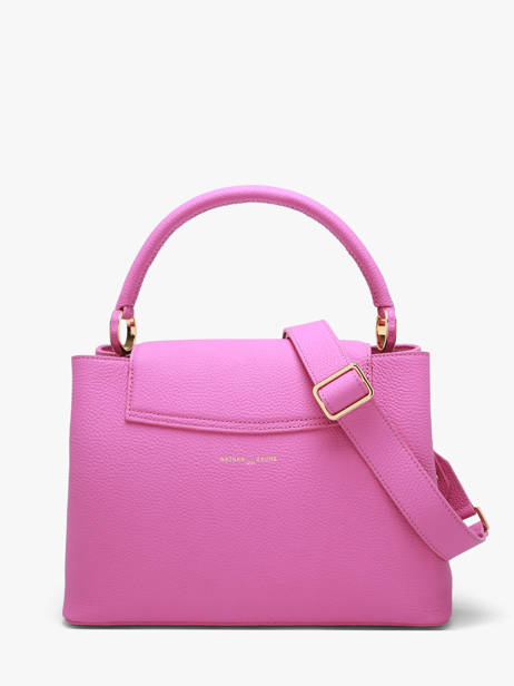 Leather Magnolia Top-handle Bag Nathan baume Pink eden 3 other view 5