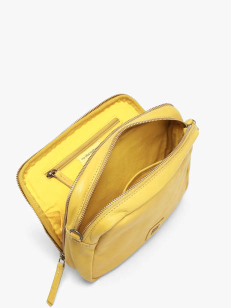 Shoulder Bag Heritage Leather Biba Yellow heritage BT32 other view 2